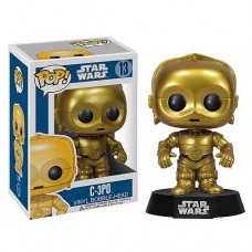 Blue Box Version Funko Pop! Star Wars 13 C-3PO C3PO C 3PO Vinyl Action Figure Bobble Head FU2387